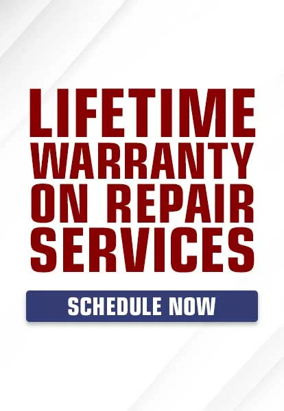 Lifetime Warranty Same Day Service mobile slider